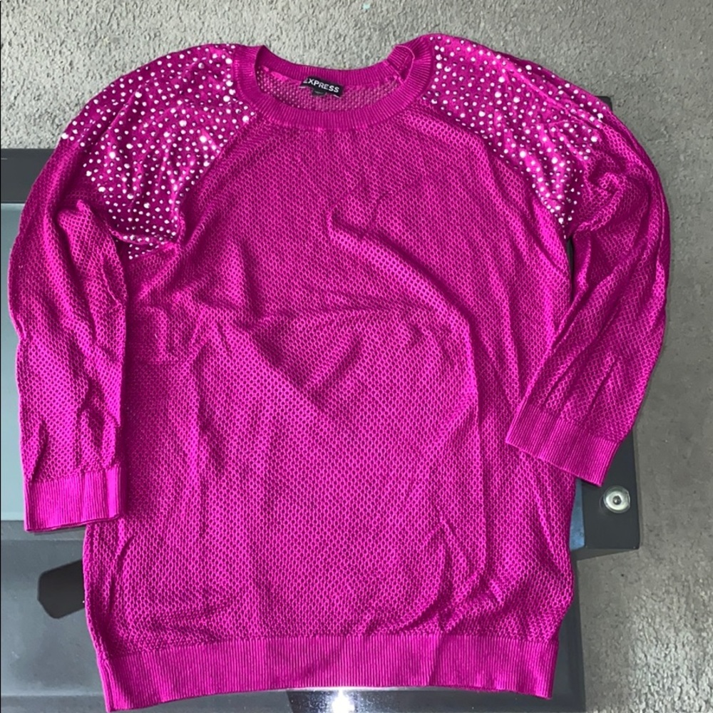 Express Studded sleeve top 👚